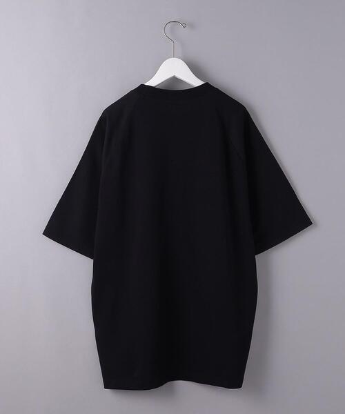 tsuki.s（ツキドットエス）の「＜tsuki.s＞ ラグラン キリカエ クルーネック（Tシャツ/カットソー・メンズ・ブラック/オフホワイト・S/M/L）」の10枚目の写真