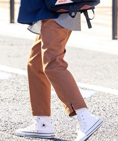 studio CLIP（スタディオクリップ）の「【ストレッチ/しわになりにくい/マシーンウォッシャブル】カジュアルサブリナパンツ[プラスサイズ]（その他パンツ・レディース・ベージュ/ネイビー/ブラウン/オフホワイト/ライトグレー/ブラック・SMALL/MEDIUM/LARGE/X-LARGE/XX-LARGE/XXX-LARGE）」の5枚目の写真