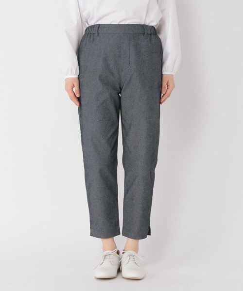 studio CLIP（スタディオクリップ）の「【ストレッチ/しわになりにくい/マシーンウォッシャブル】カジュアルサブリナパンツ[プラスサイズ]（その他パンツ・レディース・ベージュ/ネイビー/ブラウン/オフホワイト/ライトグレー/ブラック・SMALL/MEDIUM/LARGE/X-LARGE/XX-LARGE/XXX-LARGE）」の11枚目の写真