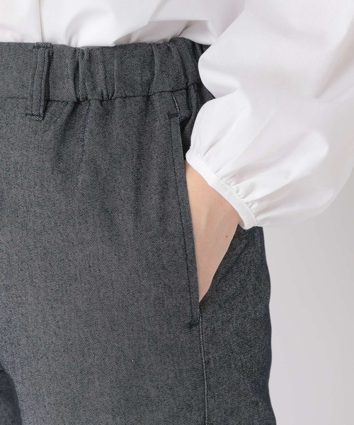 studio CLIP（スタディオクリップ）の「【ストレッチ/しわになりにくい/マシーンウォッシャブル】カジュアルサブリナパンツ[プラスサイズ]（その他パンツ・レディース・ベージュ/ネイビー/ブラウン/オフホワイト/ライトグレー/ブラック・SMALL/MEDIUM/LARGE/X-LARGE/XX-LARGE/XXX-LARGE）」の15枚目の写真