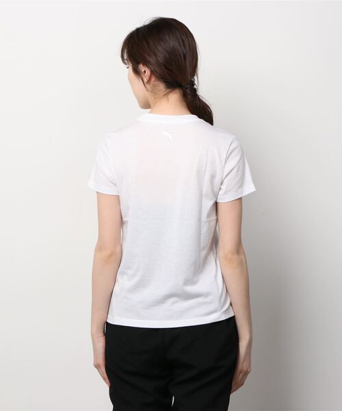 PUMA（プーマ）の「プーマ PUMA STARDUST CRYSTALLINE SS Tシャツ_（Tシャツ/カットソー・レディース・ブラック/ローズ/ホワイト・S/L/XL/M）」の5枚目の写真