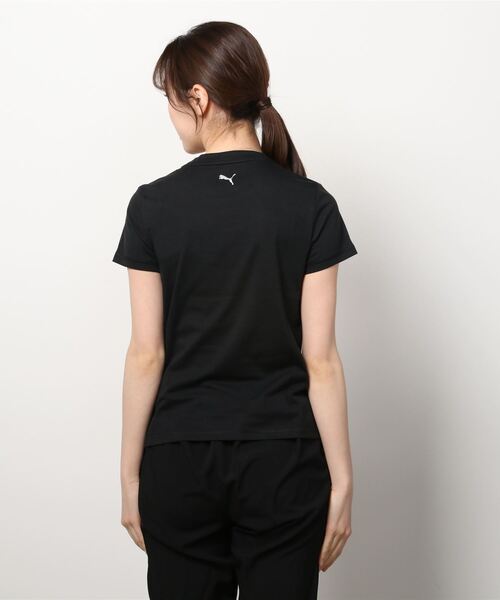 PUMA（プーマ）の「プーマ PUMA STARDUST CRYSTALLINE SS Tシャツ_（Tシャツ/カットソー・レディース・ブラック/ローズ/ホワイト・S/L/XL/M）」の6枚目の写真