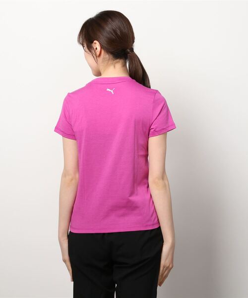 PUMA（プーマ）の「プーマ PUMA STARDUST CRYSTALLINE SS Tシャツ_（Tシャツ/カットソー・レディース・ブラック/ローズ/ホワイト・S/L/XL/M）」の7枚目の写真