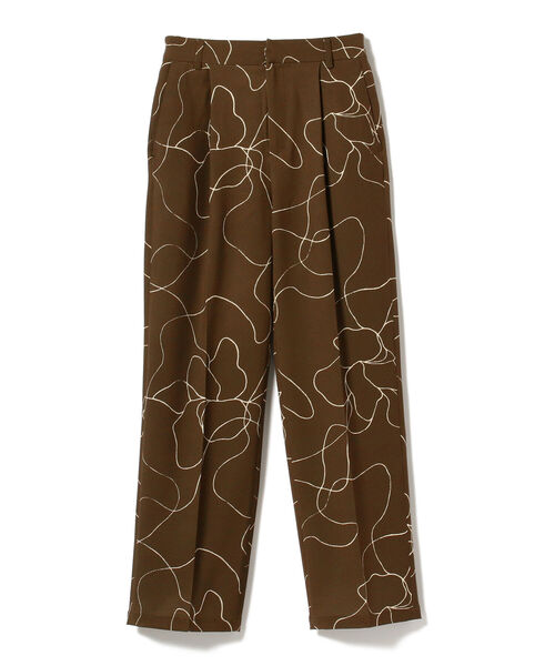 Ray BEAMS（レイビームス）の「Ray BEAMS / ライン プリント パンツ（その他パンツ・レディース・ダークブラウン/イエロー・0/1）」の6枚目の写真