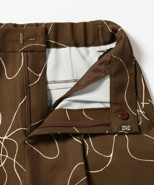 Ray BEAMS（レイビームス）の「Ray BEAMS / ライン プリント パンツ（その他パンツ・レディース・ダークブラウン/イエロー・0/1）」の7枚目の写真