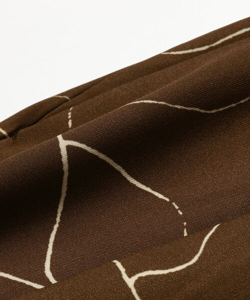 Ray BEAMS（レイビームス）の「Ray BEAMS / ライン プリント パンツ（その他パンツ・レディース・ダークブラウン/イエロー・0/1）」の9枚目の写真