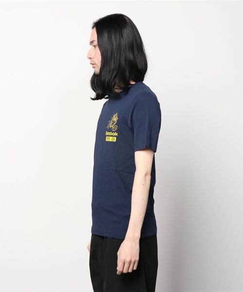 Reebok(リーボック)の「GS TIME TICKIN TEE(Tシャツ/カットソー・メンズ・ネイビー/レッド・X-LARGE/XX-LARGE/XXX-LARGE/X-SMALL/LARGE/MEDIUM/SMALL)」の6枚目の写真