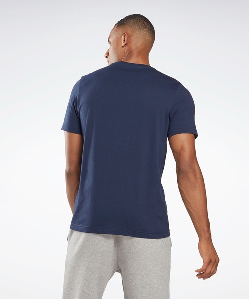 Reebok(リーボック)の「GS TIME TICKIN TEE(Tシャツ/カットソー・メンズ・ネイビー/レッド・X-LARGE/XX-LARGE/XXX-LARGE/X-SMALL/LARGE/MEDIUM/SMALL)」の3枚目の写真