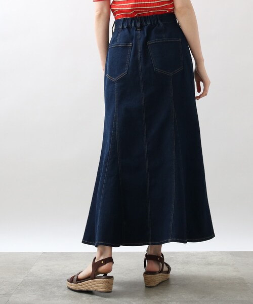 grove（グローブ）の「◆デニムマーメイドスカート（デニムスカート・レディース・ネイビー/ブルー・01/02/03/04）」の14枚目の写真