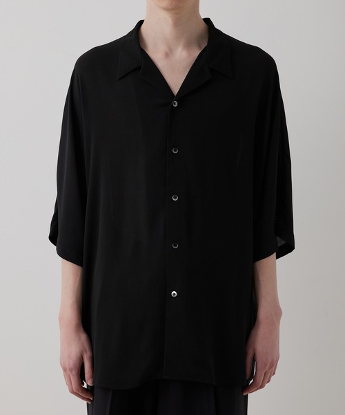 JUNRED（ジュンレッド）の「ドルマンビッグウィローシャツ（シャツ/ブラウス・メンズ・ライトグレー/ブラック/ブルー/ラベンダー・S/M/L）」の10枚目の写真