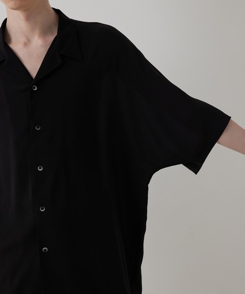 JUNRED（ジュンレッド）の「ドルマンビッグウィローシャツ（シャツ/ブラウス・メンズ・ライトグレー/ブラック/ブルー/ラベンダー・S/M/L）」の21枚目の写真