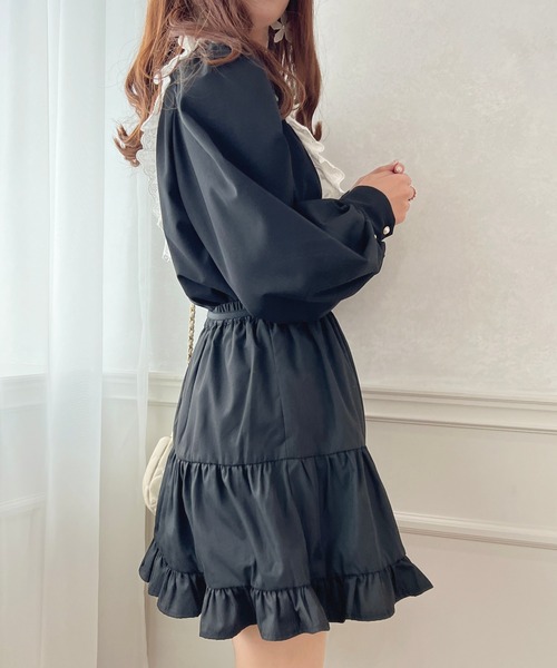 apres jour（アプレジュール）の「ティアードミニスカート【ZOZOTOWN限定アイテム】（スカート・レディース・オフホワイト/ブラック・フリー/X-LARGE）」の13枚目の写真