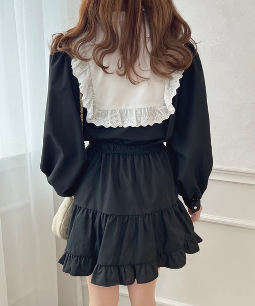 apres jour（アプレジュール）の「ティアードミニスカート【ZOZOTOWN限定アイテム】（スカート・レディース・オフホワイト/ブラック・フリー/X-LARGE）」の14枚目の写真