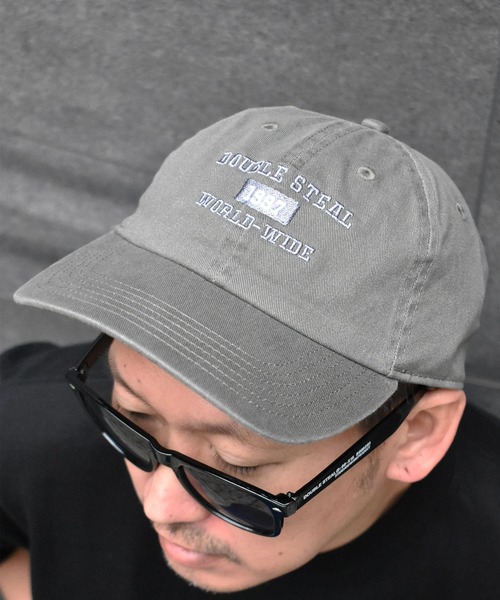 DOUBLE STEAL（ダブルスティール）の「Old School 6 Panel CAP（キャップ・メンズ・ブラック/カーキ/ホワイト×ブルー/ホワイト×ブラック/ブルー系・FREE）」の17枚目の写真