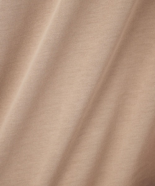Petit Honfleur(プチオンフルール)の「オーガニックコットンロゴプリントTシャツ(Tシャツ/カットソー・レディース・アイボリー/ベージュ/ブラック・M/L)」の10枚目の写真