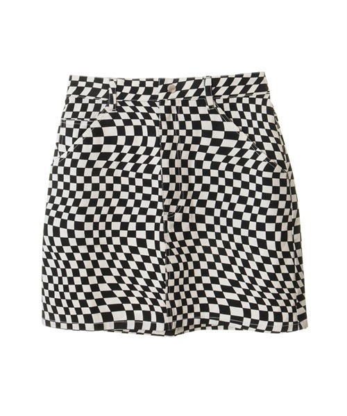 Candy Stripper（キャンディストリッパー）の「DISTORTED CHECKERED ミニスカート（スカート・レディース・ブラック/ピンク/グリーン・2）」の22枚目の写真