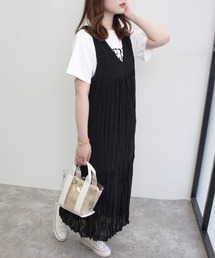 MLI'A（エムリア）の「ワッシャーシフォンノースリワンピース（ワンピース・レディース）」