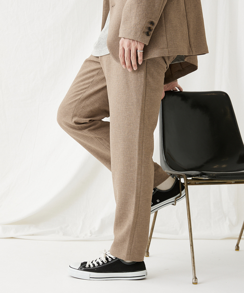 JOURNAL STANDARD(ジャーナルスタンダード)の「【RIRANCHA/リランチェ】ブッチャー テーパードパンツ(その他パンツ・メンズ・ベージュ/クリアブラック/ネイビー・LARGE/MEDIUM/SMALL)」の3枚目の写真