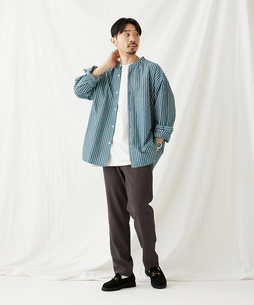 JOURNAL STANDARD(ジャーナルスタンダード)の「【RIRANCHA/リランチェ】ブッチャー テーパードパンツ(その他パンツ・メンズ・ベージュ/クリアブラック/ネイビー・LARGE/MEDIUM/SMALL)」の10枚目の写真