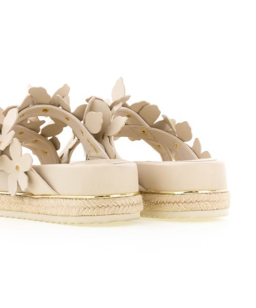 RANDA(ランダ)の「ストレスフリー/フラワーパーツスポーツサンダル(サンダル・レディース・ブルー/アイボリー・LL/S/M/L)」の10枚目の写真