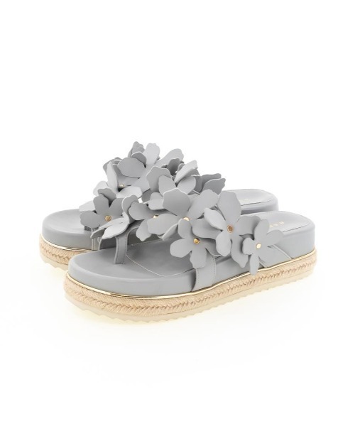 RANDA(ランダ)の「ストレスフリー/フラワーパーツスポーツサンダル(サンダル・レディース・ブルー/アイボリー・LL/S/M/L)」の15枚目の写真