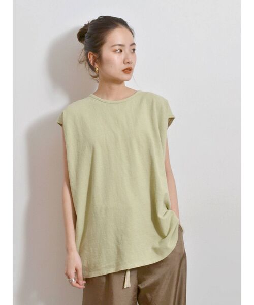 Ungrid（アングリッド）の「バックギャザーデザインTee（Tシャツ/カットソー・レディース・ブラック/オフホワイト/ミント・FREE）」の7枚目の写真