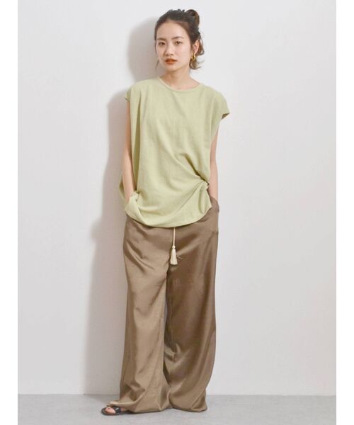 Ungrid（アングリッド）の「バックギャザーデザインTee（Tシャツ/カットソー・レディース・ブラック/オフホワイト/ミント・FREE）」の11枚目の写真