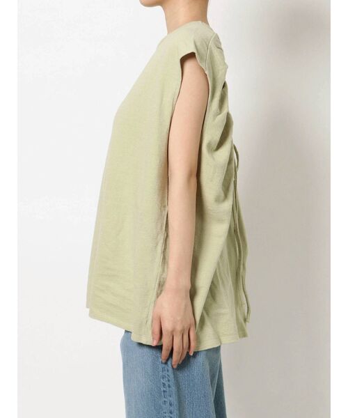 Ungrid（アングリッド）の「バックギャザーデザインTee（Tシャツ/カットソー・レディース・ブラック/オフホワイト/ミント・FREE）」の18枚目の写真