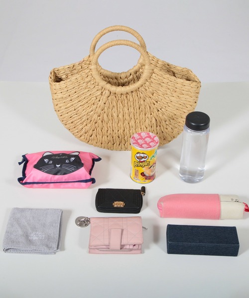 Julia Boutique(ジュリアブティック)の「サークルハンドルかごバッグ/22139(かごバッグ・レディース・ベージュ・ONE)」の13枚目の写真