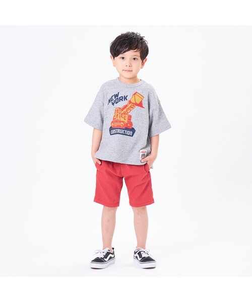 F.O.KIDS（エフオーキッズ）の「アクティブストレッチハーフパンツ 5分丈（その他パンツ・キッズ・レッド/カーキ/キャメル/チャコール・90/100/110/120/80/130/95/140）」の5枚目の写真