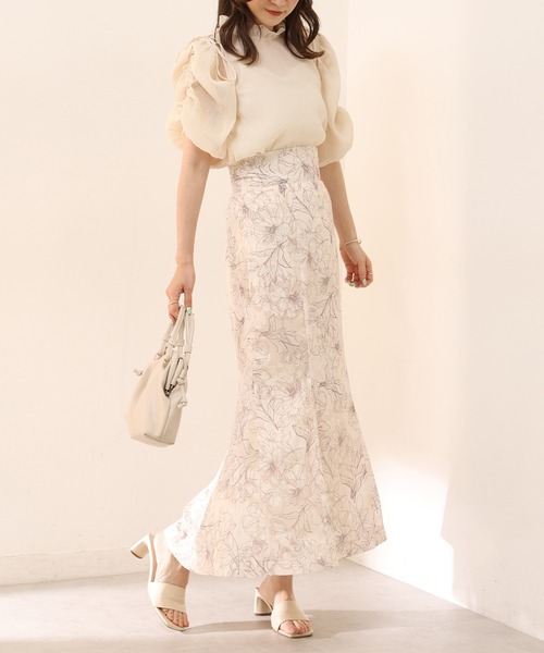 one after another NICE CLAUP(ワンアフターアナザーナイスクラップ)の「肩リボンマルチウェイブラウス(シャツ/ブラウス・レディース・オフホワイト/ブラック/ベージュ系その他/ドット/ベージュ系その他2・FREE)」の8枚目の写真