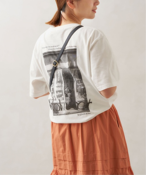 JOURNAL STANDARD（ジャーナルスタンダード）の「《追加2》yOUコラボPHOTO Tシャツ（Tシャツ/カットソー・レディース・ホワイト/ホワイト×ホワイト/ホワイト系その他・FREE）」の3枚目の写真
