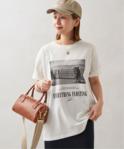 JOURNAL STANDARD（ジャーナルスタンダード）の「《追加2》yOUコラボPHOTO Tシャツ（Tシャツ/カットソー・レディース・ホワイト/ホワイト×ホワイト/ホワイト系その他・FREE）」の13枚目の写真