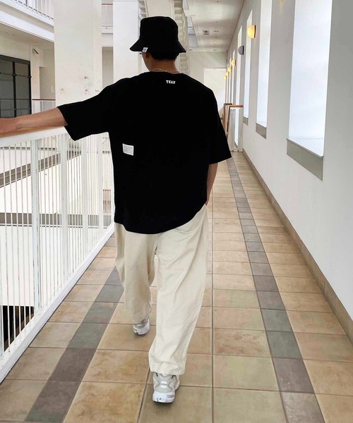 CANAL JEAN（キャナルジーン）の「1975 TOKYO(1975 トーキョー) "TEAM5"ルーズTシャツ（Tシャツ/カットソー・レディース・ホワイト/ブラック・LARGE/X-LARGE）」の15枚目の写真