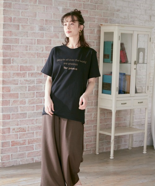 INED CLARO(イネドクラロ)の「【別注アイテム】プリントTシャツ《blueserge》(Tシャツ/カットソー・レディース・ホワイト/ブラック・フリー)」の21枚目の写真