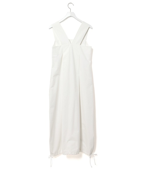 ADAM ET ROPE'（アダムエロペ）の「【missing you already】SQUAREｰNECK TUCKED DRESS（ワンピース・レディース・ホワイト・FREE）」の3枚目の写真
