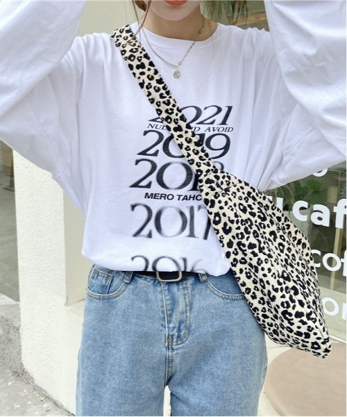 gossip！ロサンゼルス（ゴシップロサンゼルス）の「超軽量　アニマル柄    ヒョウ柄大容量トート（トートバッグ・レディース・ブラウン/オフホワイト・FREE）」の11枚目の写真