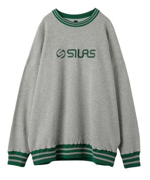 SILAS（サイラス）の「LINE RIB SWEAT TOP　サイラスラインリブスウェットトップ（スウェット・メンズ・ブラック/ネイビー/アッシュ・L/XL/M）」の3枚目の写真