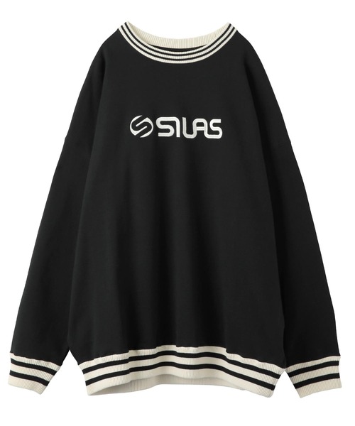 SILAS（サイラス）の「LINE RIB SWEAT TOP　サイラスラインリブスウェットトップ（スウェット・メンズ・ブラック/ネイビー/アッシュ・L/XL/M）」の17枚目の写真