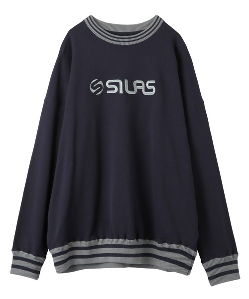 SILAS（サイラス）の「LINE RIB SWEAT TOP　サイラスラインリブスウェットトップ（スウェット・メンズ・ブラック/ネイビー/アッシュ・L/XL/M）」の18枚目の写真