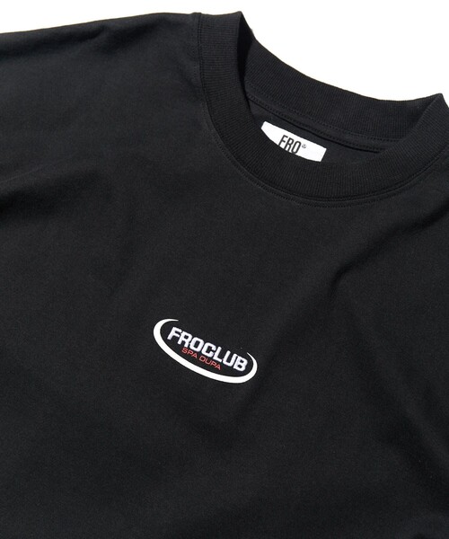 FREAK'S STORE(フリークスストア)の「FROCLUB/フロクラブ BASIC LOGO TEE(Tシャツ/カットソー・メンズ・ブラック/マスタード/アッシュグレー/グリーン/ホワイト/ホワイト系その他・LARGE/MEDIUM/SMALL)」の9枚目の写真