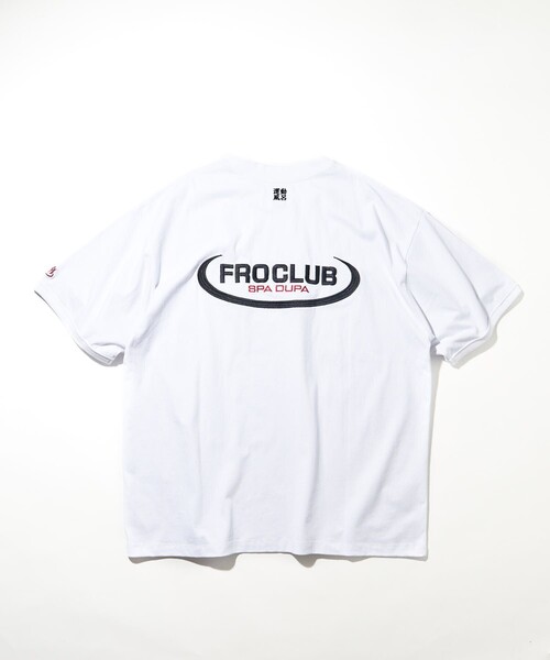 FREAK'S STORE(フリークスストア)の「FROCLUB/フロクラブ BASIC LOGO TEE(Tシャツ/カットソー・メンズ・ブラック/マスタード/アッシュグレー/グリーン/ホワイト/ホワイト系その他・LARGE/MEDIUM/SMALL)」の17枚目の写真