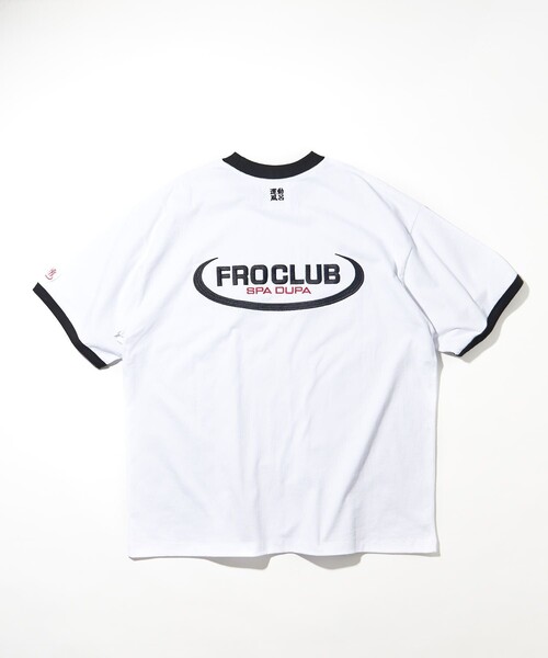 FREAK'S STORE(フリークスストア)の「FROCLUB/フロクラブ BASIC LOGO TEE(Tシャツ/カットソー・メンズ・ブラック/マスタード/アッシュグレー/グリーン/ホワイト/ホワイト系その他・LARGE/MEDIUM/SMALL)」の18枚目の写真
