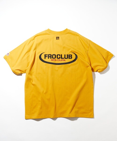 FREAK'S STORE(フリークスストア)の「FROCLUB/フロクラブ BASIC LOGO TEE(Tシャツ/カットソー・メンズ・ブラック/マスタード/アッシュグレー/グリーン/ホワイト/ホワイト系その他・LARGE/MEDIUM/SMALL)」の19枚目の写真