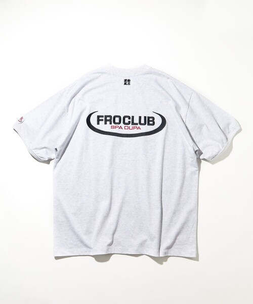 FREAK'S STORE(フリークスストア)の「FROCLUB/フロクラブ BASIC LOGO TEE(Tシャツ/カットソー・メンズ・ブラック/マスタード/アッシュグレー/グリーン/ホワイト/ホワイト系その他・LARGE/MEDIUM/SMALL)」の21枚目の写真