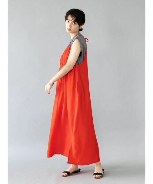 koe（コエ）の「レーヨンキャミワンピ*（ワンピース・レディース・レッド/ブルー・FREE）」の18枚目の写真