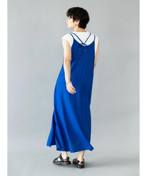 koe（コエ）の「レーヨンキャミワンピ*（ワンピース・レディース・レッド/ブルー・FREE）」の2枚目の写真