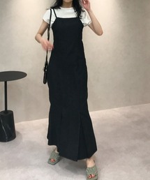 デニム,ツイルマーメイドワンピース