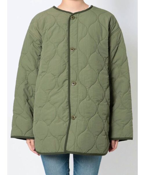 Ungrid（アングリッド）の「【WEB限定】キルティングライナールーズブルゾン（ブルゾン・レディース・ブラック/カーキ・FREE）」の21枚目の写真