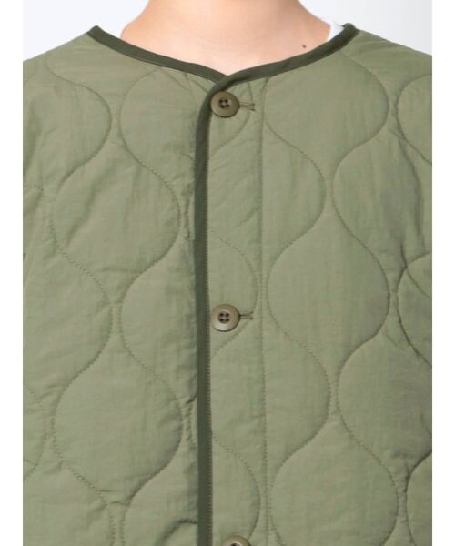 Ungrid（アングリッド）の「【WEB限定】キルティングライナールーズブルゾン（ブルゾン・レディース・ブラック/カーキ・FREE）」の8枚目の写真